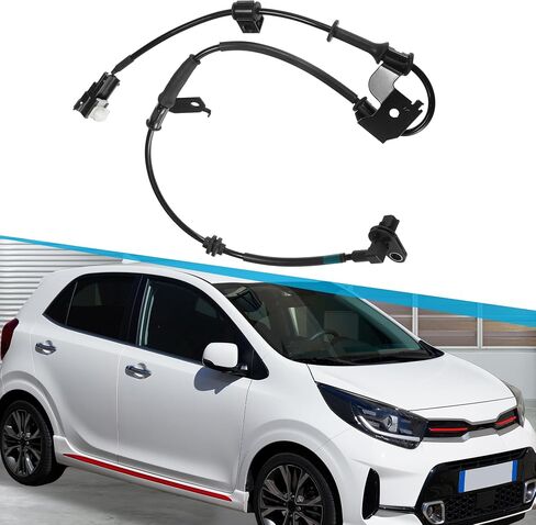 X AUTOHAUX 1 Pcs Front Right ABS Wheel Speed Sensor for Kia Picanto 2012-2017 No.956711Y350 in Saudi Arabia