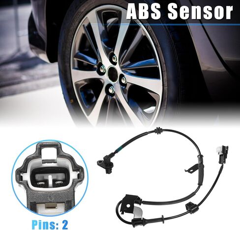 X AUTOHAUX 1 Pcs Front Right ABS Wheel Speed Sensor for Kia Picanto 2012-2017 No.956711Y350 in Saudi Arabia