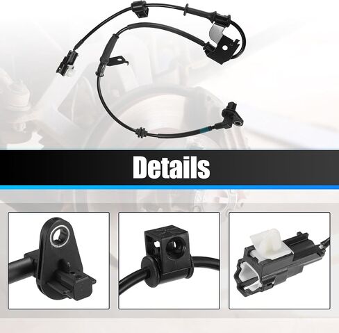 X AUTOHAUX 1 Pcs Front Right ABS Wheel Speed Sensor for Kia Picanto 2012-2017 No.956711Y350 in Saudi Arabia