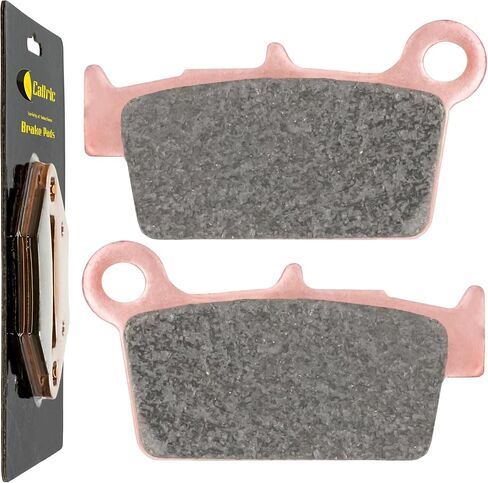 Caltric Rear Brake Pads Compatible with Kawasaki Kx250F Kx-250F Kx 250F 2004-2017 Sintered Rear Brake Pads in Saudi Arabia