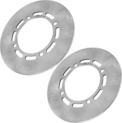 Caltric 2 Front Brake Disc Rotor Compatible with Yamaha Grizzly 660 YFM660F 4x4 2003-2008 in Saudi Arabia