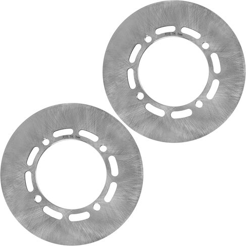Caltric 2 Front Brake Disc Rotor Compatible with Yamaha Grizzly 660 YFM660F 4x4 2003-2008 in Saudi Arabia