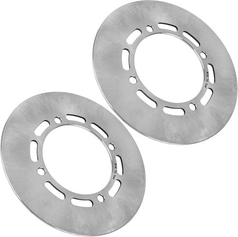 Caltric 2 Front Brake Disc Rotor Compatible with Yamaha Grizzly 660 YFM660F 4x4 2003-2008 in Saudi Arabia