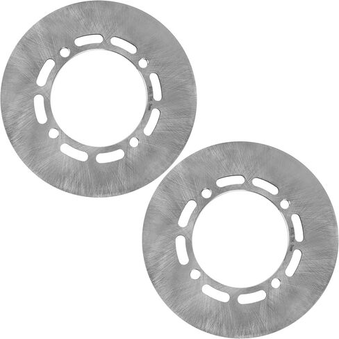 Caltric 2 Front Brake Disc Rotor Compatible with Yamaha Grizzly 660 YFM660F 4x4 2003-2008 in Saudi Arabia