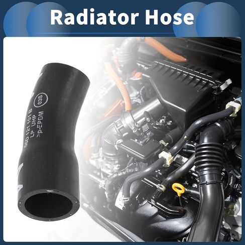 Radiator Hose Heater Hose No.06D121101B for Audi A4 2.0L Base Sedan 4-Door 2007-2008 Black Rubber 1 Pc Coolant Pipe Good Sealing in Saudi Arabia