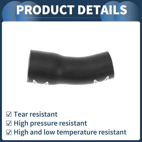 Radiator Hose Heater Hose No.06D121101B for Audi A4 2.0L Base Sedan 4-Door 2007-2008 Black Rubber 1 Pc Coolant Pipe Good Sealing in Saudi Arabia