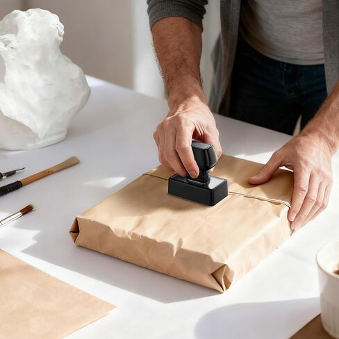 طوابع مدفوعة الأجر للمكتب ، والحسابات المستحقة ، والاستخدام التجزئة ، والأعمال التجارية. تقنية الوصية التلقائية ، ختم واضحة ومستمرة وفعالة - حبر أحمر ساطع in Kuwait