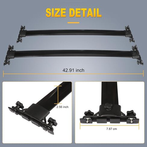 OCPTY Roof Rack Cross Bars Fit for Toyota for Highlander 2008 2009 2010 2011 2013 Cargo Bars for Cargo Carrier Bag Luggage Kayak Canoe Bike Snowboard Skiboard in Saudi Arabia