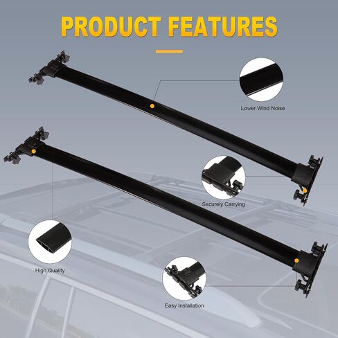 OCPTY Roof Rack Cross Bars Fit for Toyota for Highlander 2008 2009 2010 2011 2013 Cargo Bars for Cargo Carrier Bag Luggage Kayak Canoe Bike Snowboard Skiboard in Saudi Arabia