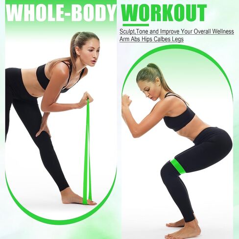 Deekin 20 Pcs Resistance Bands Resistance Loop Exercise Bands Exercise Equipment Elastic Band for Women and Men Home Fitness, Gym, Yoga in Saudi Arabia