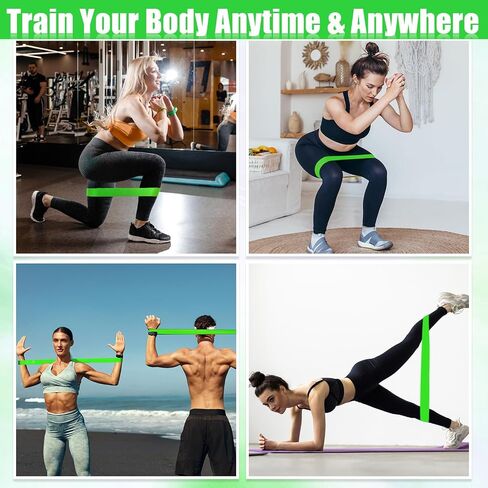 Deekin 20 Pcs Resistance Bands Resistance Loop Exercise Bands Exercise Equipment Elastic Band for Women and Men Home Fitness, Gym, Yoga in Saudi Arabia