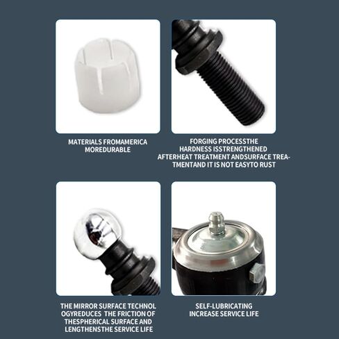 Rear Sway Stabilizer Bar End Link Kit 2Pcs Left & Right｜Replacement For GX470 4Runner FJ Cruiser｜Replace OE#: K80469 White in Kuwait