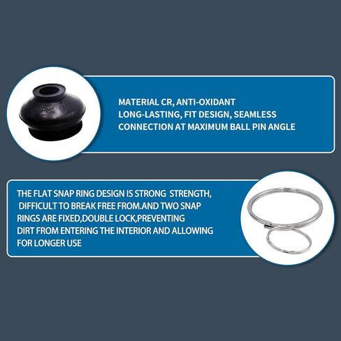 Rear Sway Stabilizer Bar End Link Kit 2Pcs Left & Right｜Replacement For GX470 4Runner FJ Cruiser｜Replace OE#: K80469 White in Kuwait