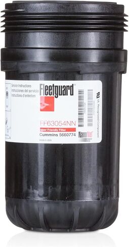 FF63054NN Fleetguard Fuel Filter (Pack of 2), Replaces FF63009 in Saudi Arabia
