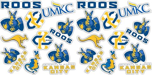 Desert Cactus University of Missouri Kansas City Kangaroos UMKC Roos Stickers Vinyl Decals Laptop Water Bottle Car Scrapbook 13.39x10.98 Sheet T2 (Type 2) in Saudi Arabia