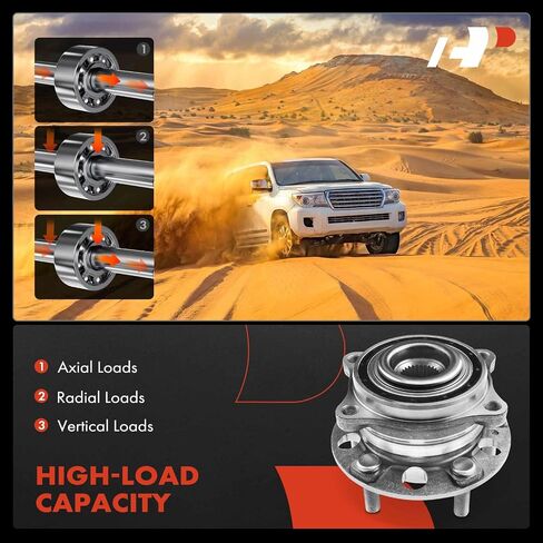 محمل العجلة الخلفية الممتازة ومجموعة المحور مع 5 عروات متوافقة مع Hyundai Genesis 2015-2016، Genesis G80 2017-2020 in Saudi Arabia