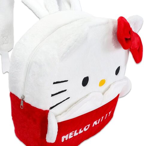 Hello Kitty Plush Backpack Set - Bundle with 15" Sanrio Plushie Backpack Doll with Carrying Straps Plus Tattoos, Stickers, and More for Kids in Saudi Arabia