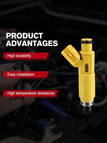 FJ639 Fuel Injectors 4PCS L4 2.0L Only For Toyota RAV4 2001 2002 2003, FJ425 2325028020 232500H010 2325028050 in Kuwait