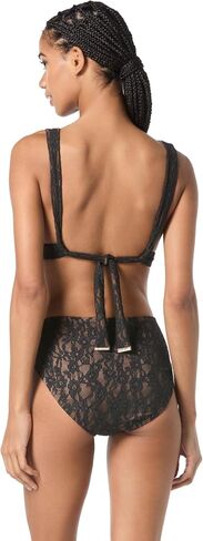 Michael Kors Swimwear Women's Lace Tie Back Bikini Top in Saudi Arabia