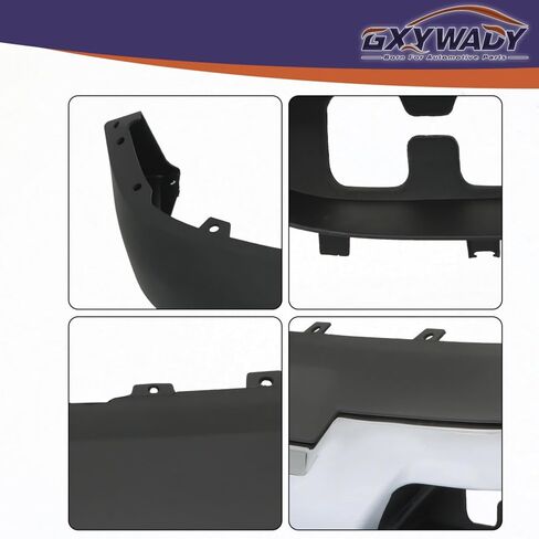 GXYWADY Front Lower Bumper Valance with Chrome Skid Plate with Tow Hook Holes Set Replacement for Silverado 1500 with Z71 2016 2017 2018 2019 Replacement for 84029815 23243083 in Saudi Arabia