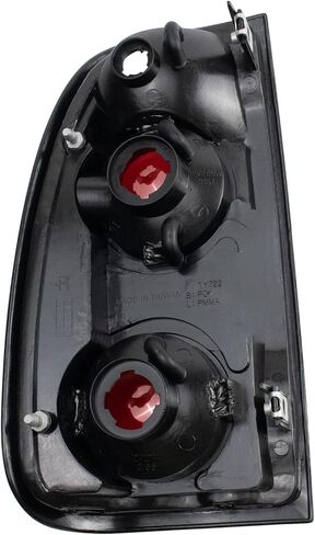 TRQ 2 Piece Driver & Passenger Side Tail Light Assembly Performance Set Clear Black Background Compatible with 2001-2006 Toyota Tundra TO2800129 TO2801129 in Saudi Arabia