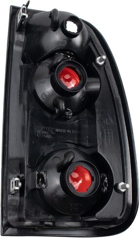 TRQ 2 Piece Driver & Passenger Side Tail Light Assembly Performance Set Clear Black Background Compatible with 2001-2006 Toyota Tundra TO2800129 TO2801129 in Saudi Arabia