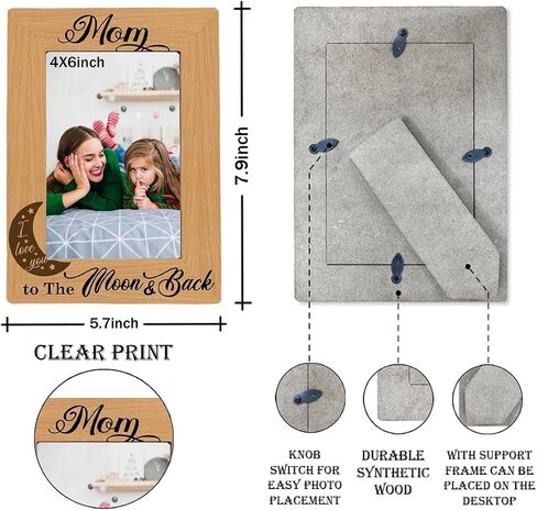Mema Gift from Grandson Granddaughter, Mother's Day Gift for Mema Grandma, My Heart Belongs to Mema Picture Frames 4x6 Inches for Wall & Tabletop Display, Mema Photo Gifts Wooden Picture Frame in Saudi Arabia