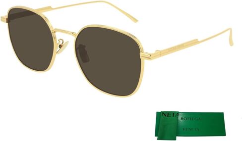 Bottega Veneta BV1014SK 001 56MM Black/Grey Square Sunglasses for Men for Women + BUNDLE with Designer iWear Eyewear Kit in Saudi Arabia
