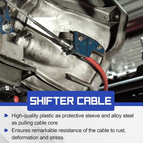 80833 5Ft Automatic Transmission Shifter Cable Eyelet End for B&M Transmission Shift Lever Replace# BMM-80833, 80605 80833 AF72-1002 in Saudi Arabia