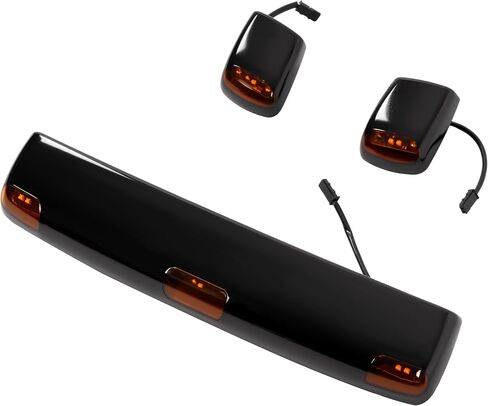 HECASA LED Roof Marker Lights Compatible with 2015-2019 Chevy Chevrolet Silverado Sierra 2500 HD 3500 HD Cab Marker Top Clearance Running Lights Amber Light Replacement for 23463750 22794642 in Saudi Arabia