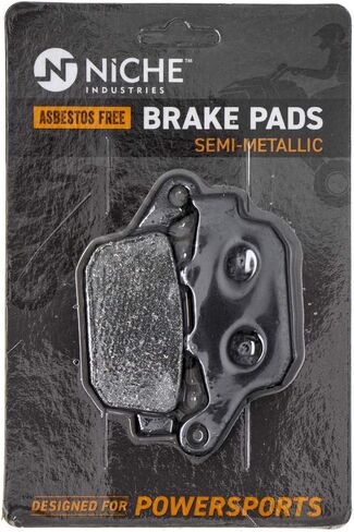 NICHE Brake Pad Set for Kawasaki Z800 Triumph Sprint Speed Four Bonneville T2020602 Rear Semi-Metallic in Saudi Arabia