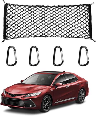 for Ford Maverick Envelope Style Truck Bed Cargo Net - Fits 2022-2024 Maverick Accessories Cargo Net for Pickup Truck Bed - Free Storage Bag - Heavy Duty Carabiners in Kuwait
