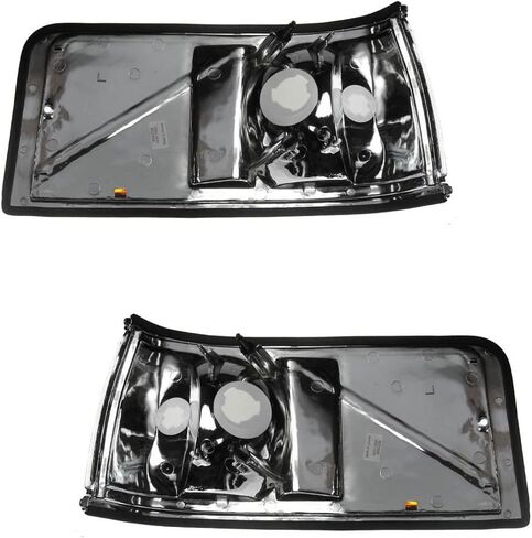 Driver & Passenger Side Corner Light Set Compatible with 1990-1994 Lincoln Town Car FO2550131 FO2551131 in Saudi Arabia