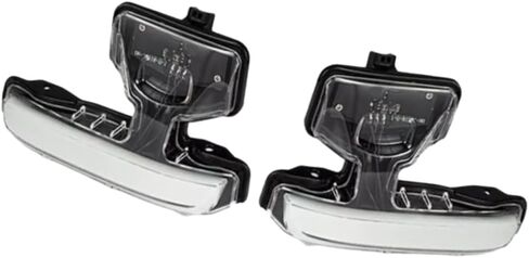Riloer Side Mirror Marker Light, 2pcs Car Front Side Wing Mirror Dynamic Turn Signal Light, Compatible with Land Rover Defender L663 2020-2025 (Smoked) in Saudi Arabia