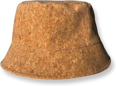 Cork Sun Hat, Bucket Style Cork Bucket hat Natural Eco Friendly Sustainable Plant Based Gift, Medium Size in Saudi Arabia