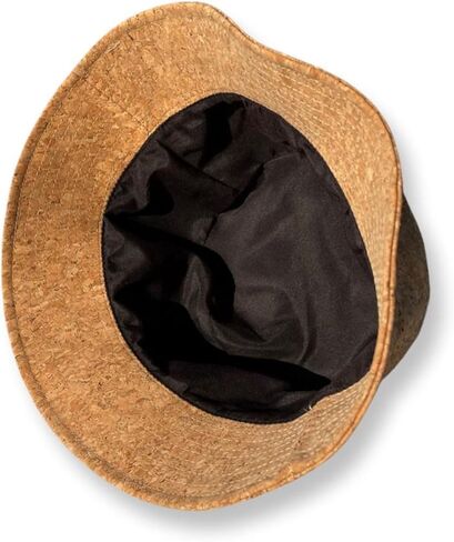 Cork Sun Hat, Bucket Style Cork Bucket hat Natural Eco Friendly Sustainable Plant Based Gift, Medium Size in Saudi Arabia