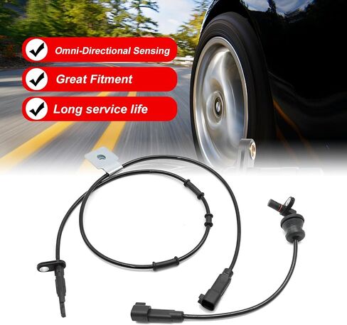 UOIENRT 4Pcs 520811372 Front and Rear Driver and Passenger Side ABS Wheel Speed Sensor Replacement for Chevrolet Equinox 2010-2015 Replacement for GMC Terrain 2010-2015 Replace 20711372 in Saudi Arabia