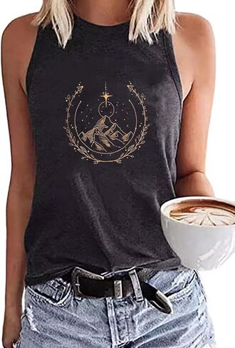 Acotar Velaris Tank Tops Women Night Court Sleeveless Tops A Court of Thorns and Roses Vest Funny Letter Print Shirt in Saudi Arabia