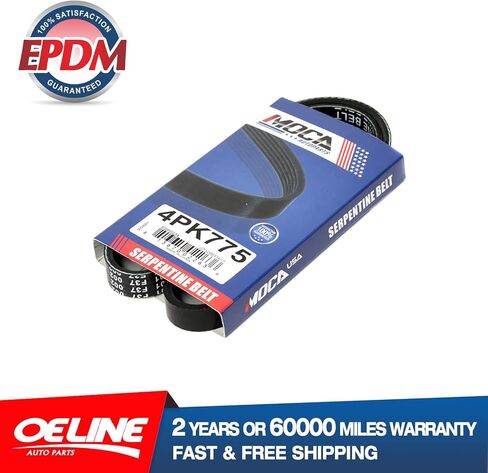 أحزمة MOCA 4PK775 6PK1060 اعوج تناسب 2004-2008 لنيسان ماكسيما 3.5L و2003-2007 لنيسان مورانو 3.5L و2004-2009 لنيسان كويست 3.5L 3498CC V6 غاز DOHC مستنشق بشكل طبيعي in Kuwait