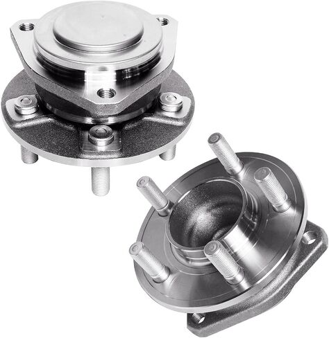 Detroit Axle - Pair Front Wheel Hub Bearings Assembly Replacement for Chrysler 300 Dodge Challenger Charger - 2pc Set in Saudi Arabia