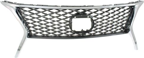 Garage-Pro Grille Assembly Compatible with Lexus RX350 2013-2015 Chrome Shell/Dark Gray Insert with F Sport Pkg 8 Speed Trans Canada Built in Saudi Arabia