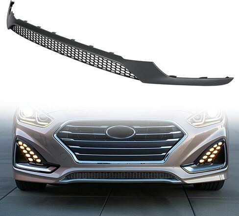 شبكة المصد الأمامي السفلية من HECASA متوافقة مع 2015-2017 Hyundai Sonata HY1036121 86560C2300 ممتص الصدمات من البلاستيك (PP) مطلي in Saudi Arabia