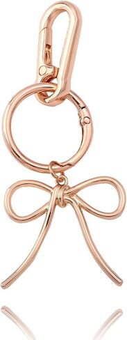 Sparkly Bow Bag Charm Keychain - Rhinestone Bow Key Chain for Women - Cute Purse Handbag Charms Accessories in Kuwait