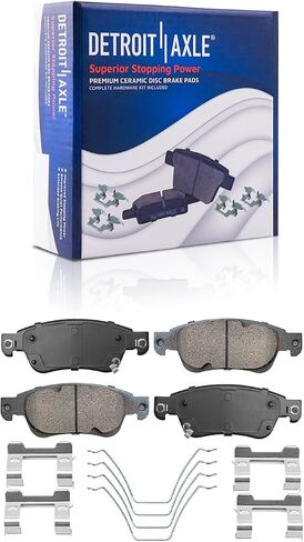 Detroit Axle - Brake Kit for 2007-2008 INFINITI G35 2008-2013 G37 2014-2015 Q60 2009 2010 2011 2012 Disc Brake Rotors Ceramic Brake Pads Replacement : 12.99" inch Front & Rear Rotors in Saudi Arabia