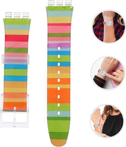 Housoutil 2pcs Strap Watch Accessories Silicone Watch Strap Sport Accessories Watches Reloj Inteligente Silicone in Saudi Arabia