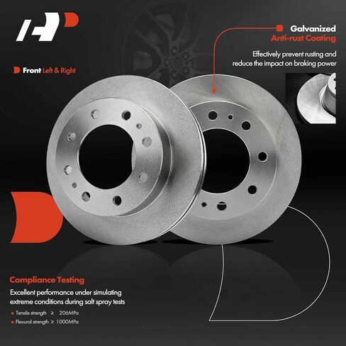 A-Premium 12.79 inch (324.90mm) Front Vented Disc Brake Rotors Compatible with Chevrolet, GMC Models - Silverado 3500 3500 HD, Express 3500 4500, Sierra 3500 3500 Classic 3500 HD, Savana, 2-PC Set in Saudi Arabia