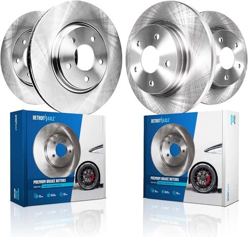 محور ديترويت - دوارات الفرامل لتويوتا 2001-2003 هايلاندر، 1999-2003 لكزس RX300، دوارات فرامل قرصية أمامية وخلفية 2002 فرامل بديلة in Saudi Arabia
