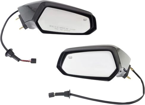 Garage-Pro Driver & Passenger Side Power Heated Mirrors for Chevrolet Camaro 2010-2015 Paintable in Saudi Arabia