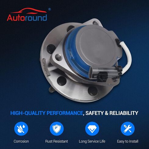 Autoround 513197 Front/Rear Wheel Bearing and Hub Assembly Fit for Cadillac CTS 04-07 SRX (RWD) 04-09 STS 05-11, Chevy Uplander FWD 06-09, Pontiac Montana 07-09, Buick Terraza FWD 06-07, 6 Lug w/ABS in Saudi Arabia