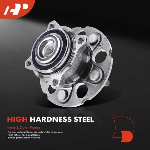 A-Premium Rear Wheel Bearing and Hub Assembly with 5-Lug Compatible with Honda CR-V 2007-2011, Accord Crosstour 2010-2011, Crosstour 2012-2015, FWD Only in Saudi Arabia